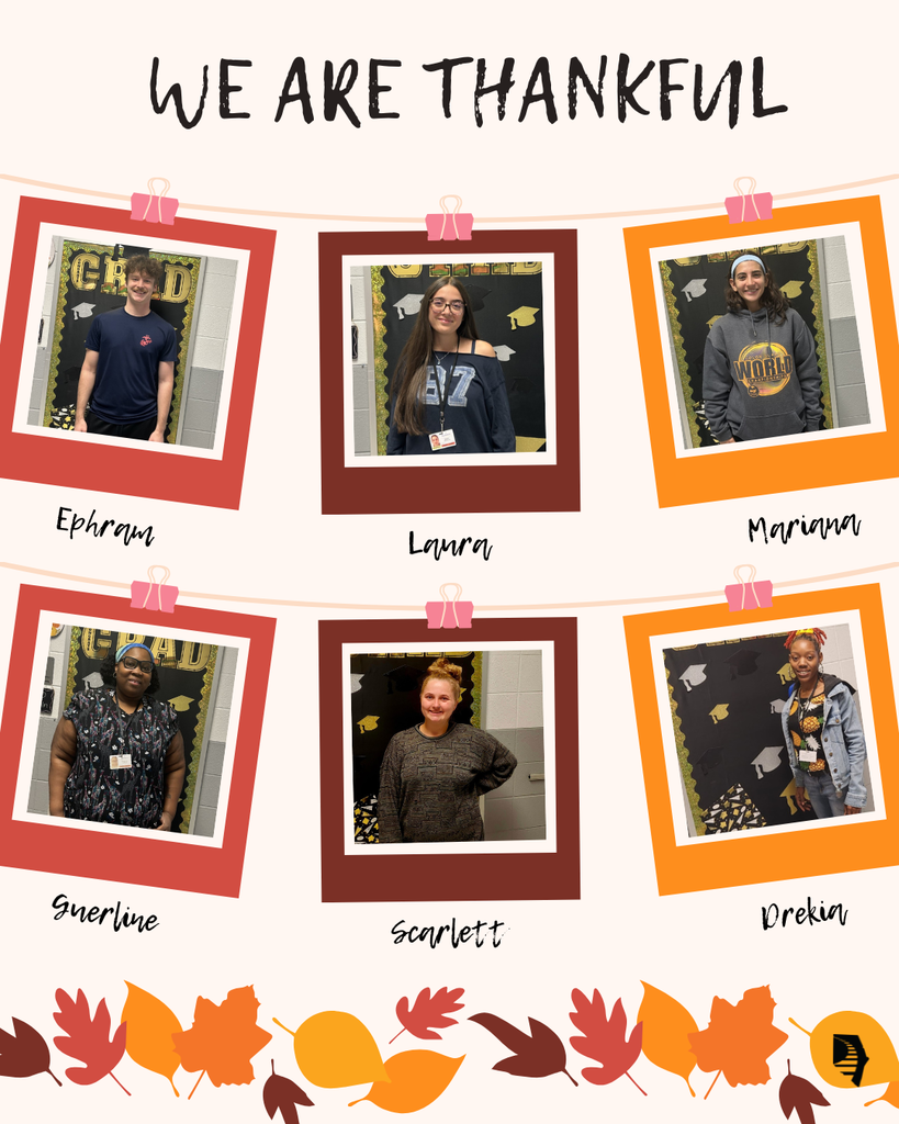 We are thankful for some of our recent graduates.