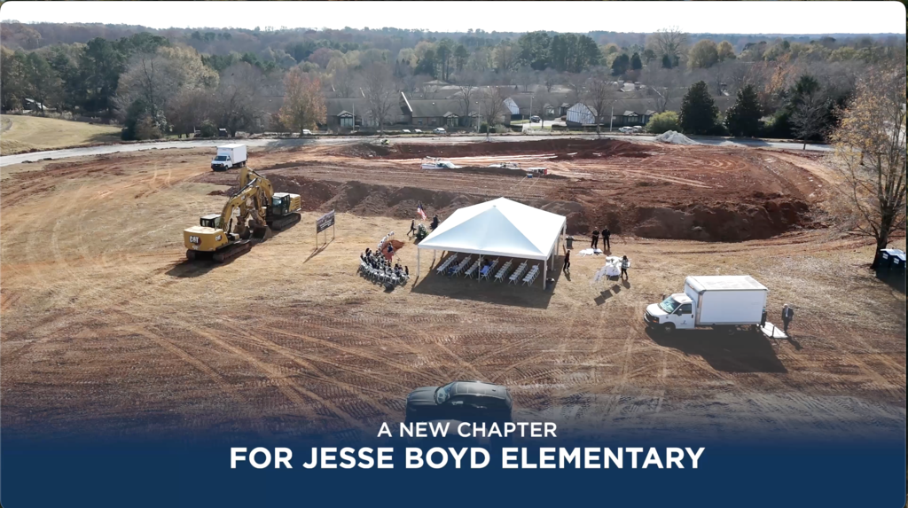 A New Chapter for Jesse Boyd Elementary screen shot from video