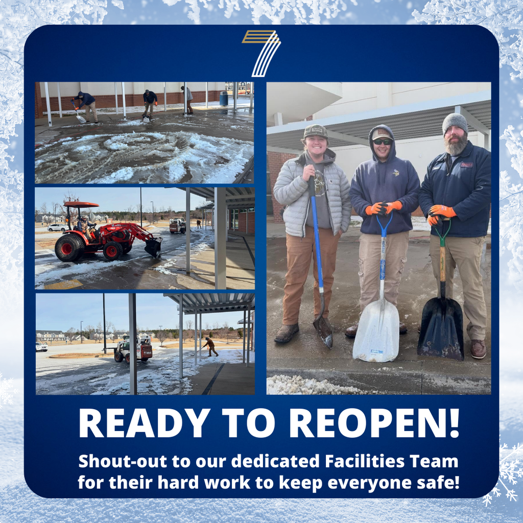 thank you to our facilities team!