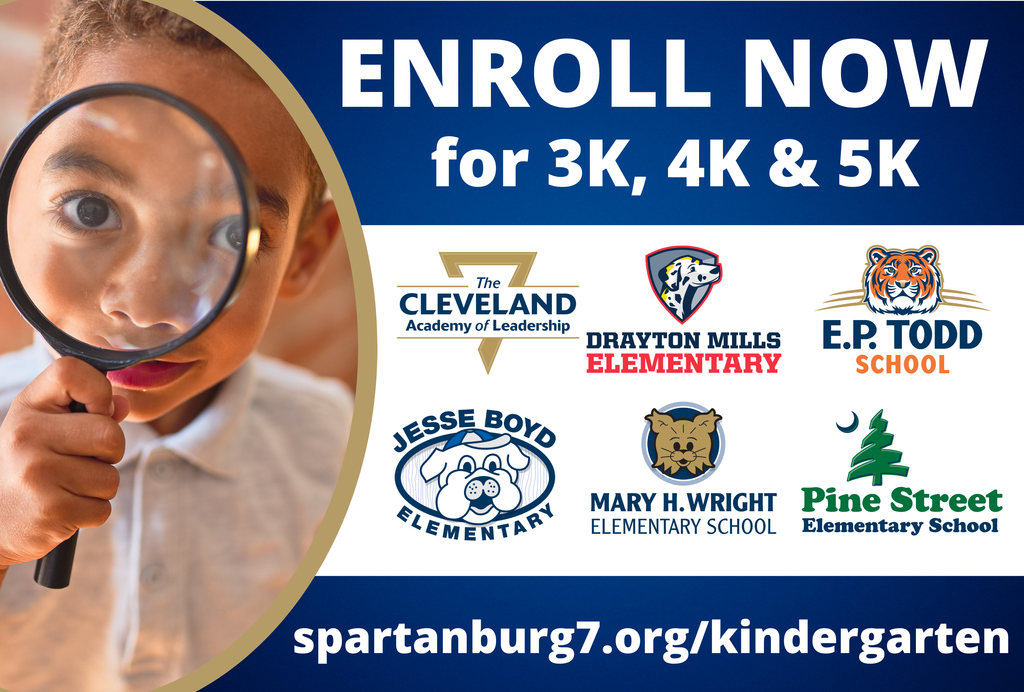 enroll now for kindergarten