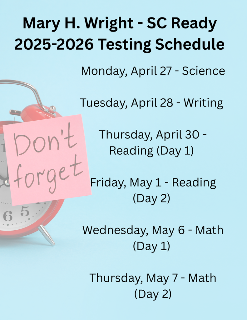 testing schedule
