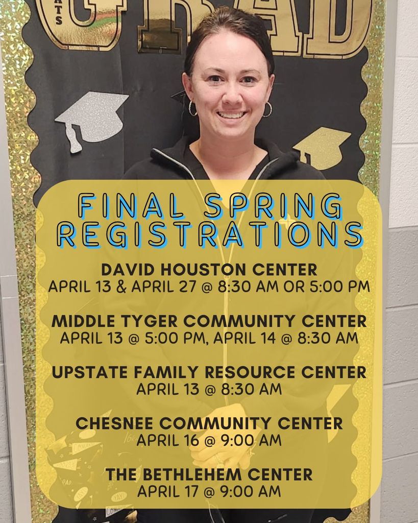 Final Spring Registrations April 2026