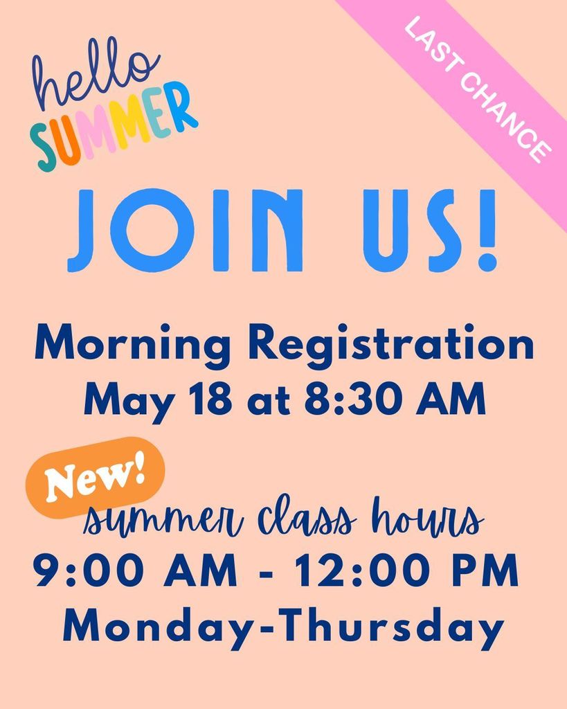 FINAL Summer Registration