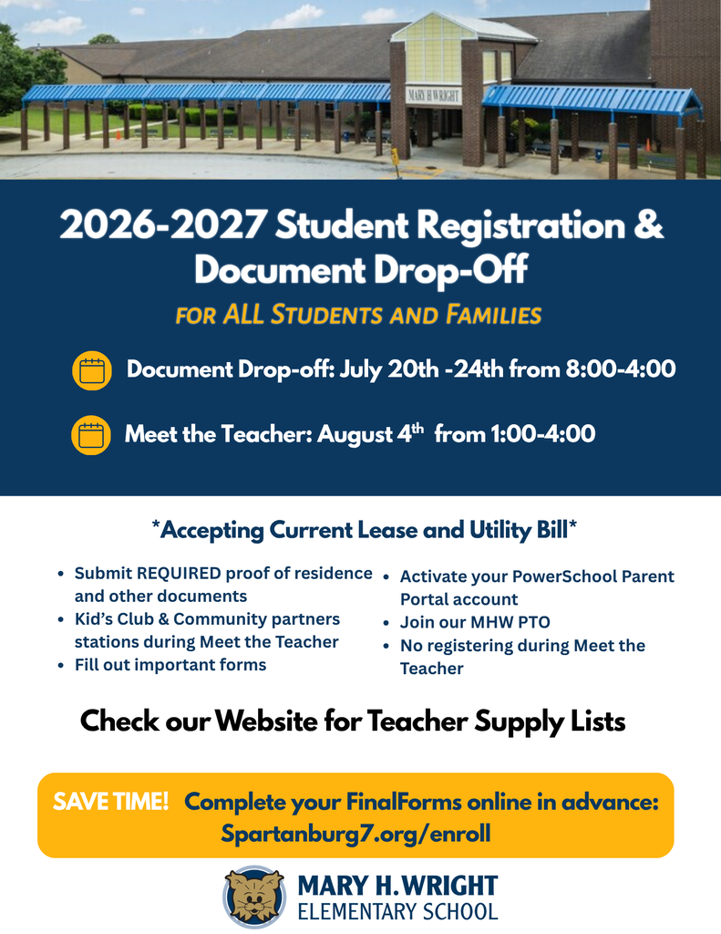 Drop off your proof of residence forms the week of July 20th.