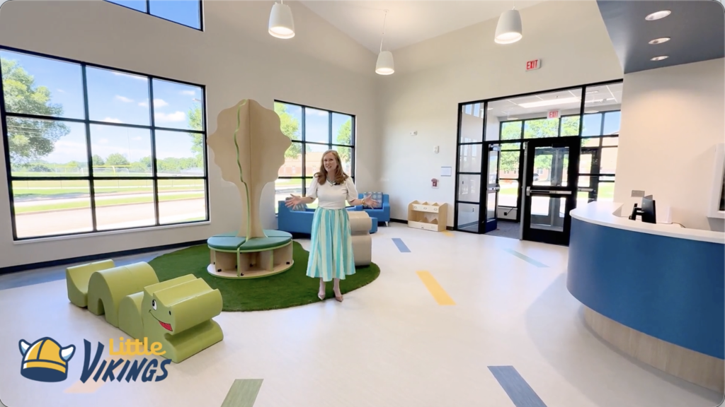 Little Vikings Employee Childcare center lobby