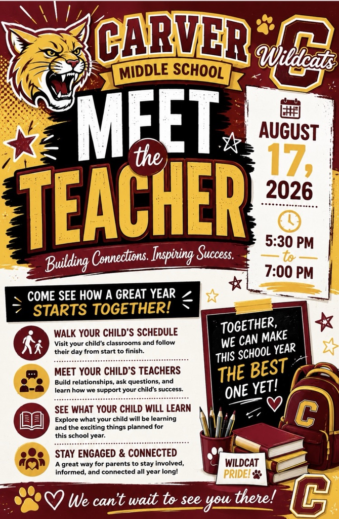 Carver 2026 Meet the Teacher