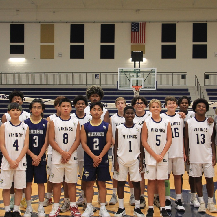 inaugural boys volleyball team match at SHS