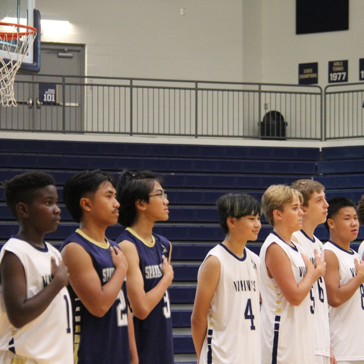 inaugural boys volleyball team match at SHS