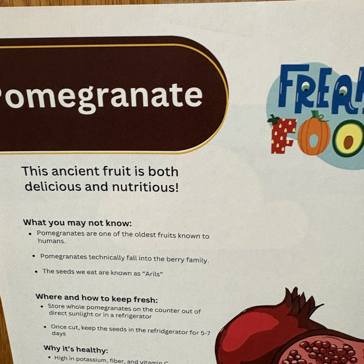 Students try new food at lunch