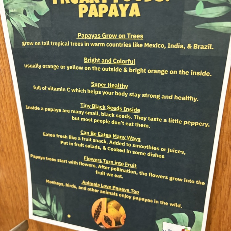 Students try new food at lunch
