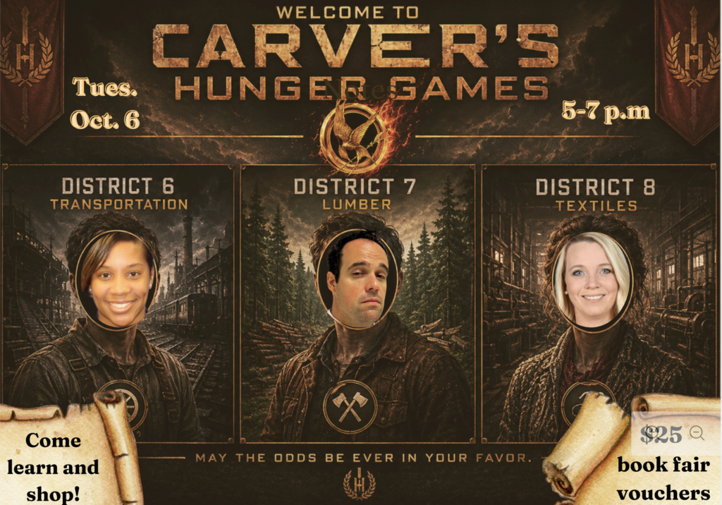 Hunger Games themed poster