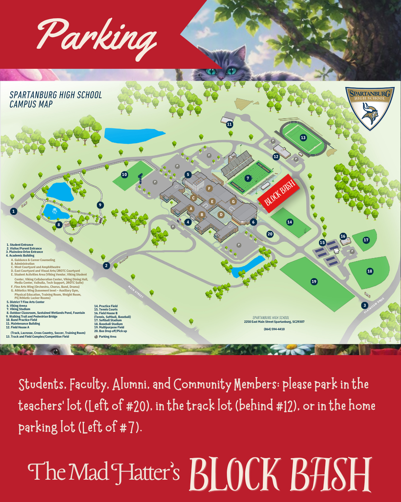 Block Party map