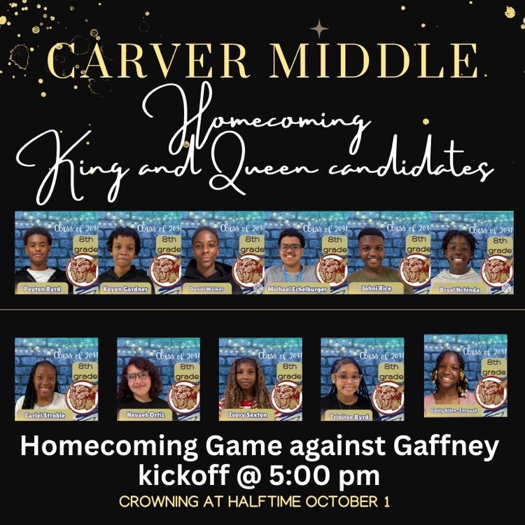 Carver 2026 Homecoming Court