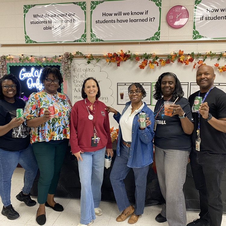 Carver teachers treated  to a dirty soda bar