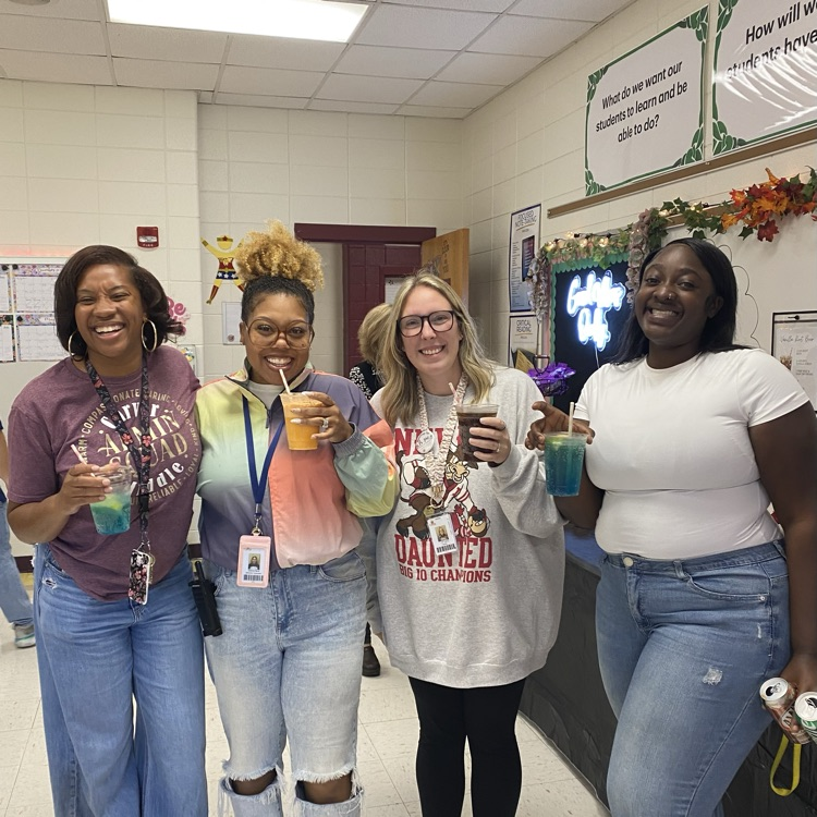 Carver teachers treated  to a dirty soda bar