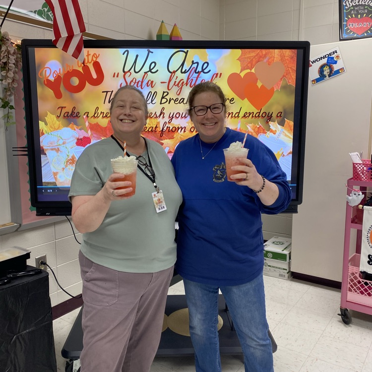 Carver teachers treated  to a dirty soda bar
