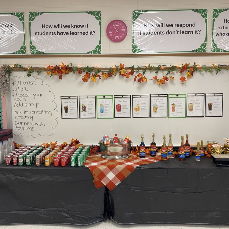 Carver teachers treated  to a dirty soda bar