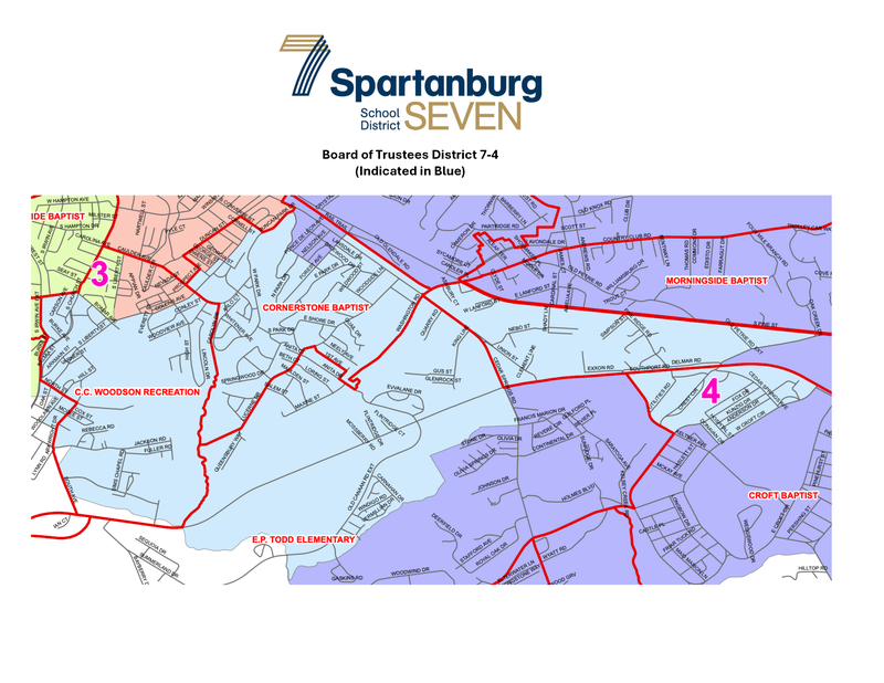 Board district 7-4 map