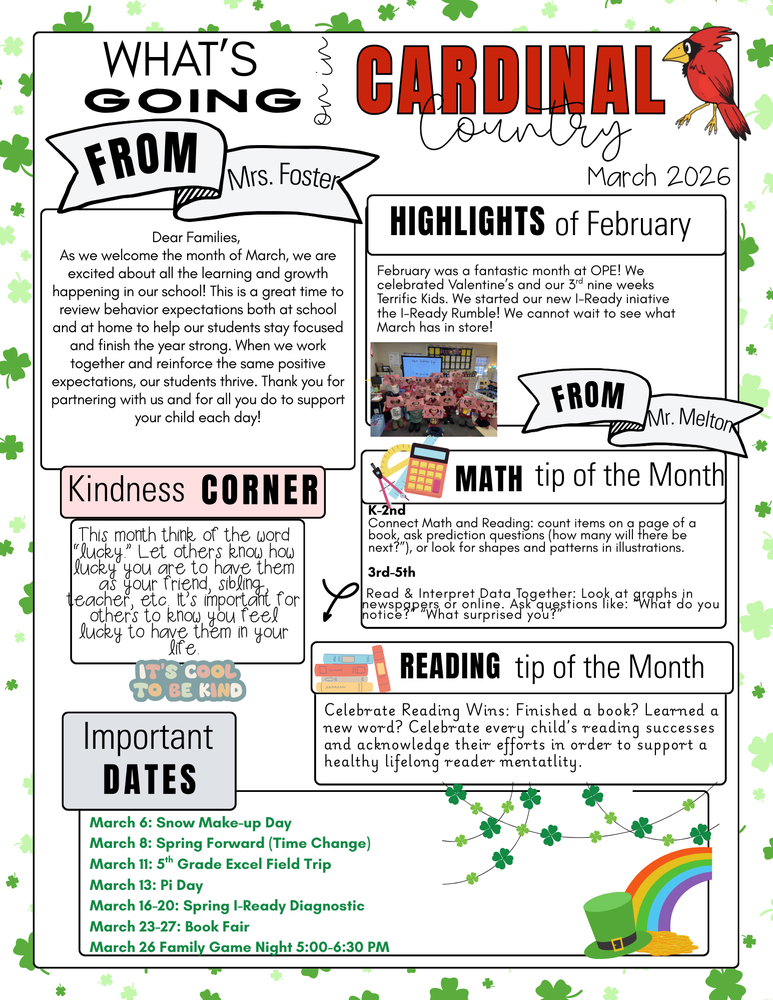 March Newsletter