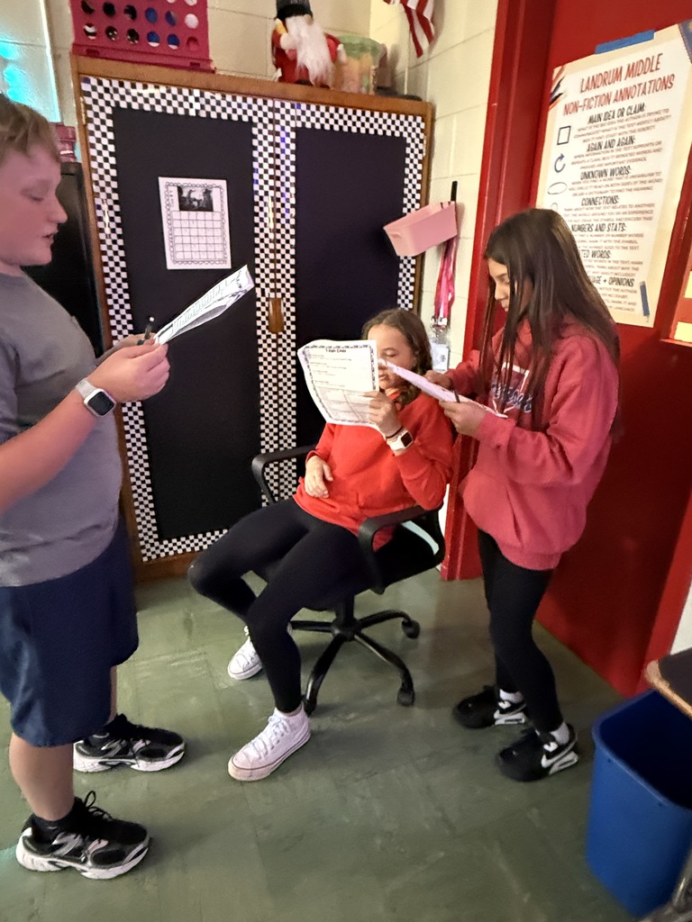 LMS 6th grade social studies students