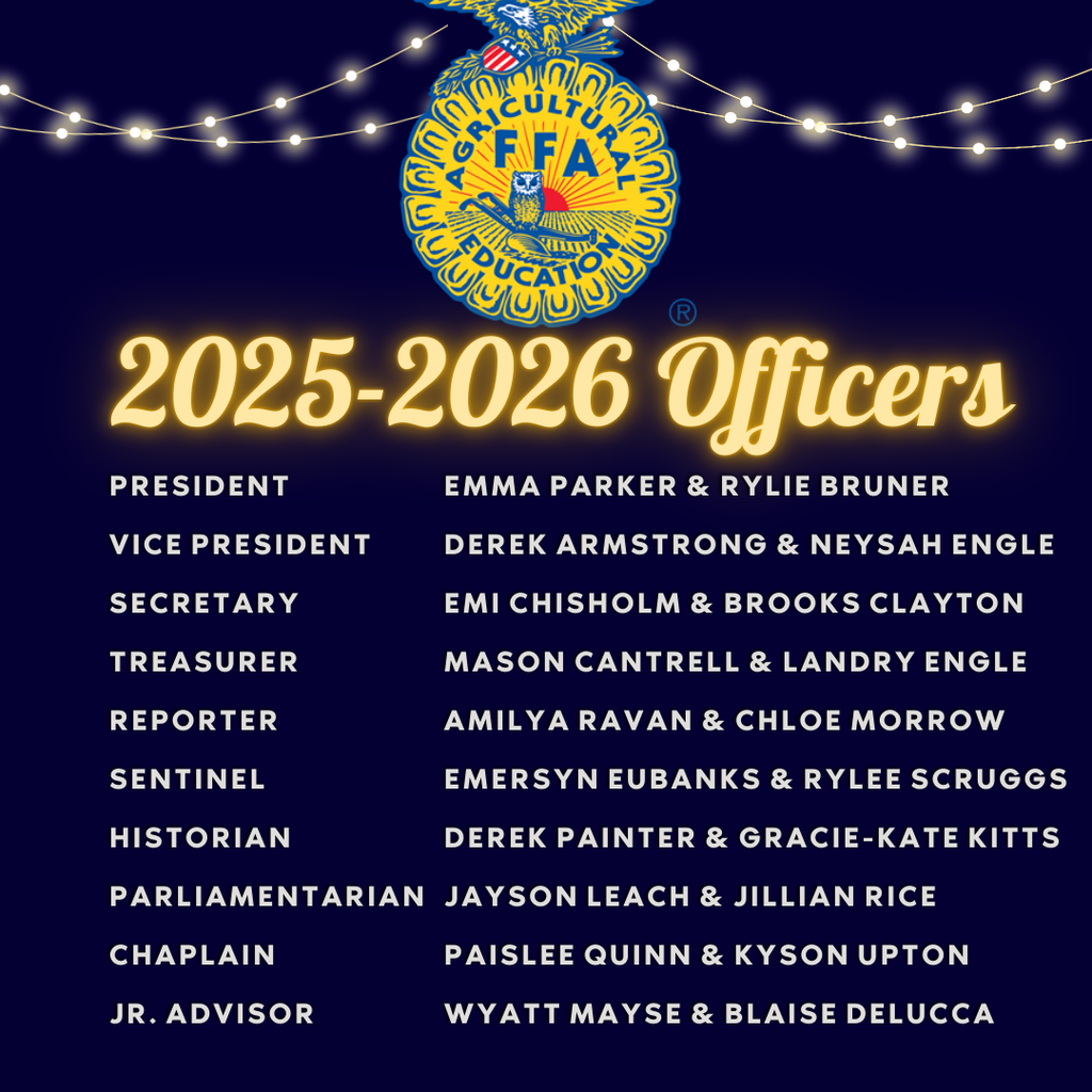 LMS FFA officers