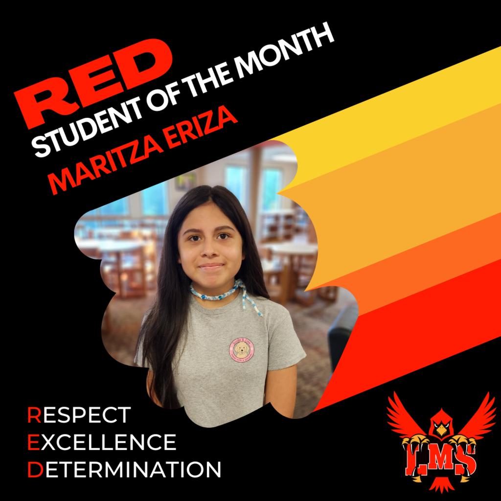 LMS RED student of the month