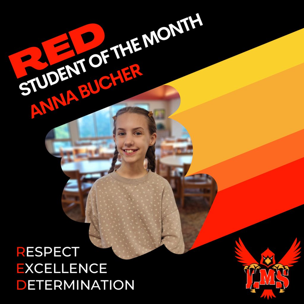 LMS RED student of the month
