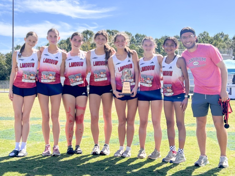 girls Landrum cross country team 