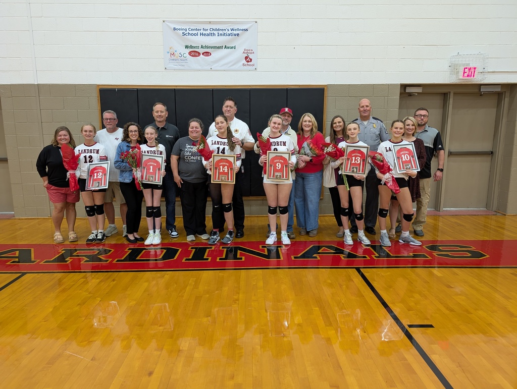 LMS volleyball 8th grade recognition night