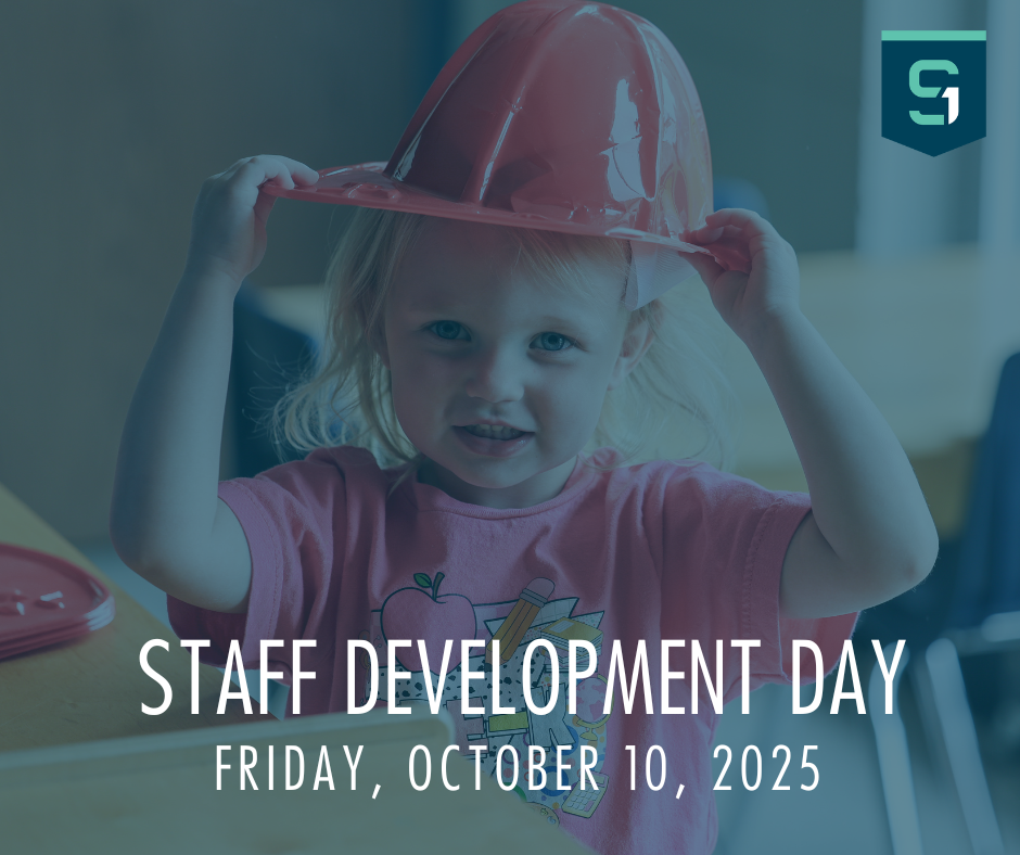 Staff Development Day Graphic with student