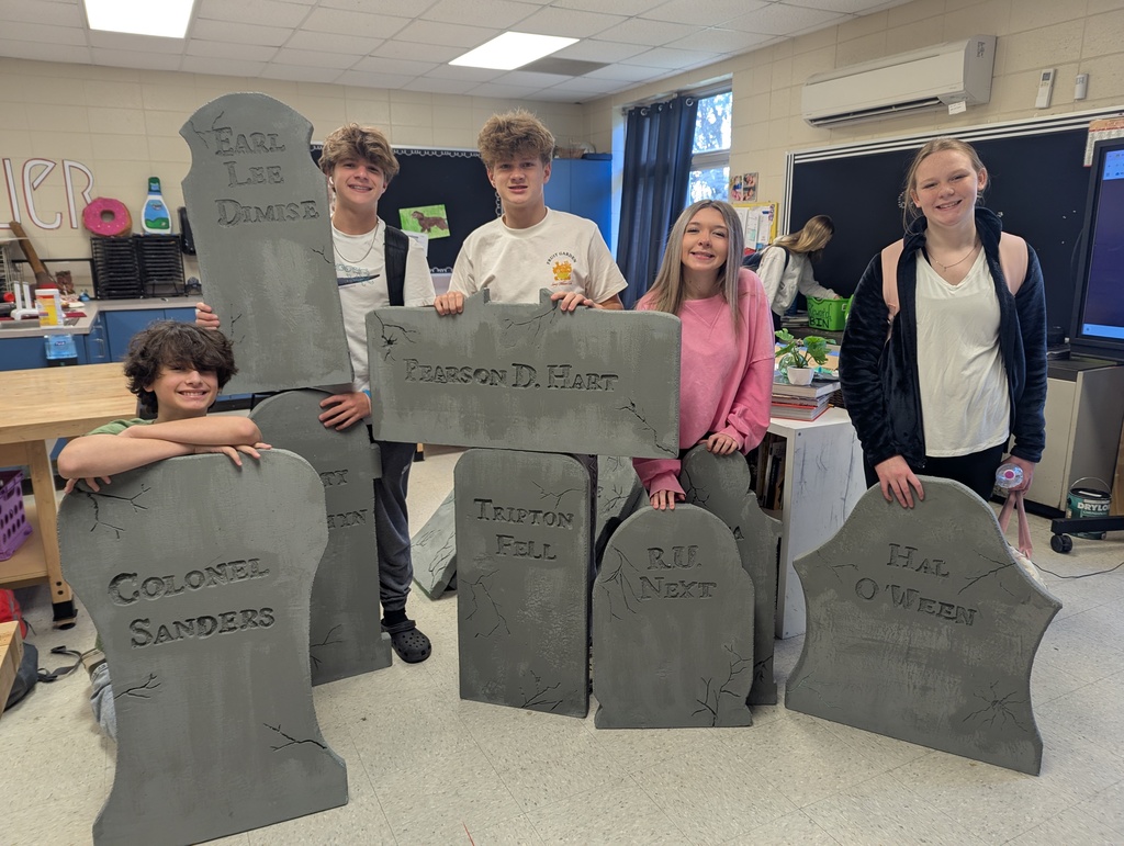 LMS 8th grade art students