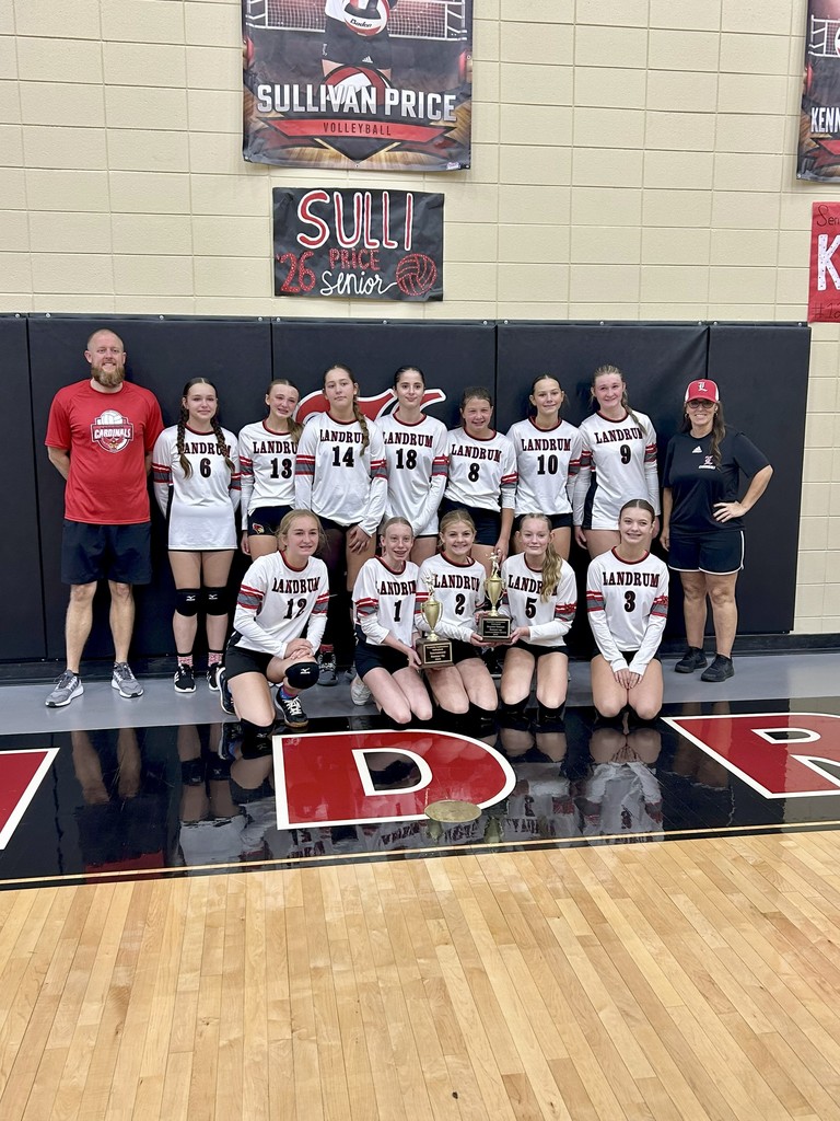 LMS Volleyball 2025 conference runner-up