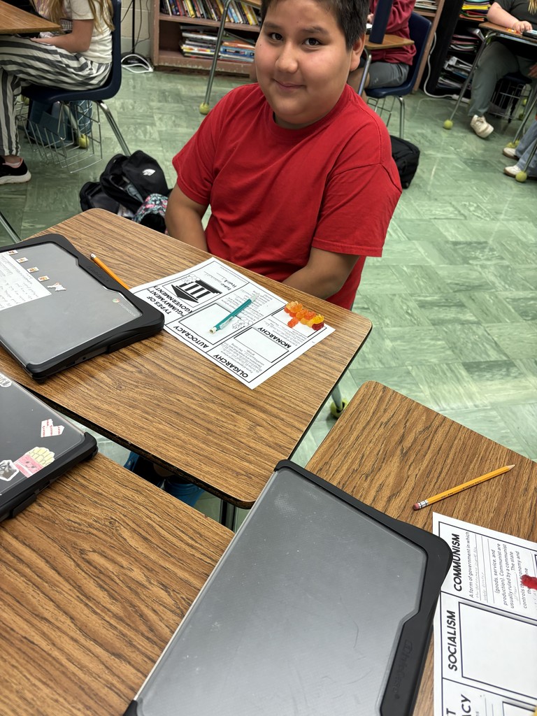 LMS 7th grade social studies students