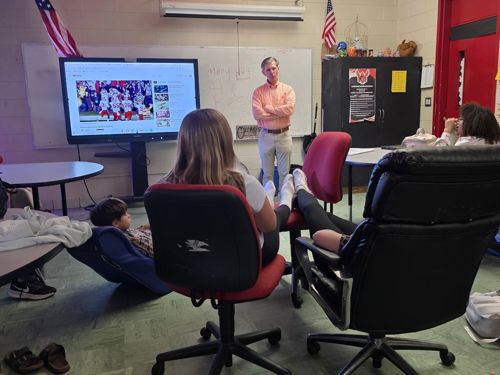 The voice of the Tigers visits LMS