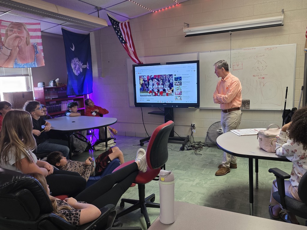 The voice of the Tigers visits LMS