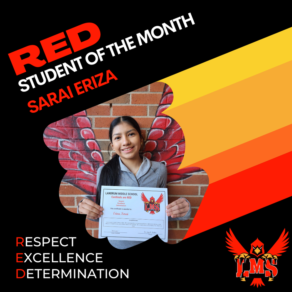 LMS RED student of the month