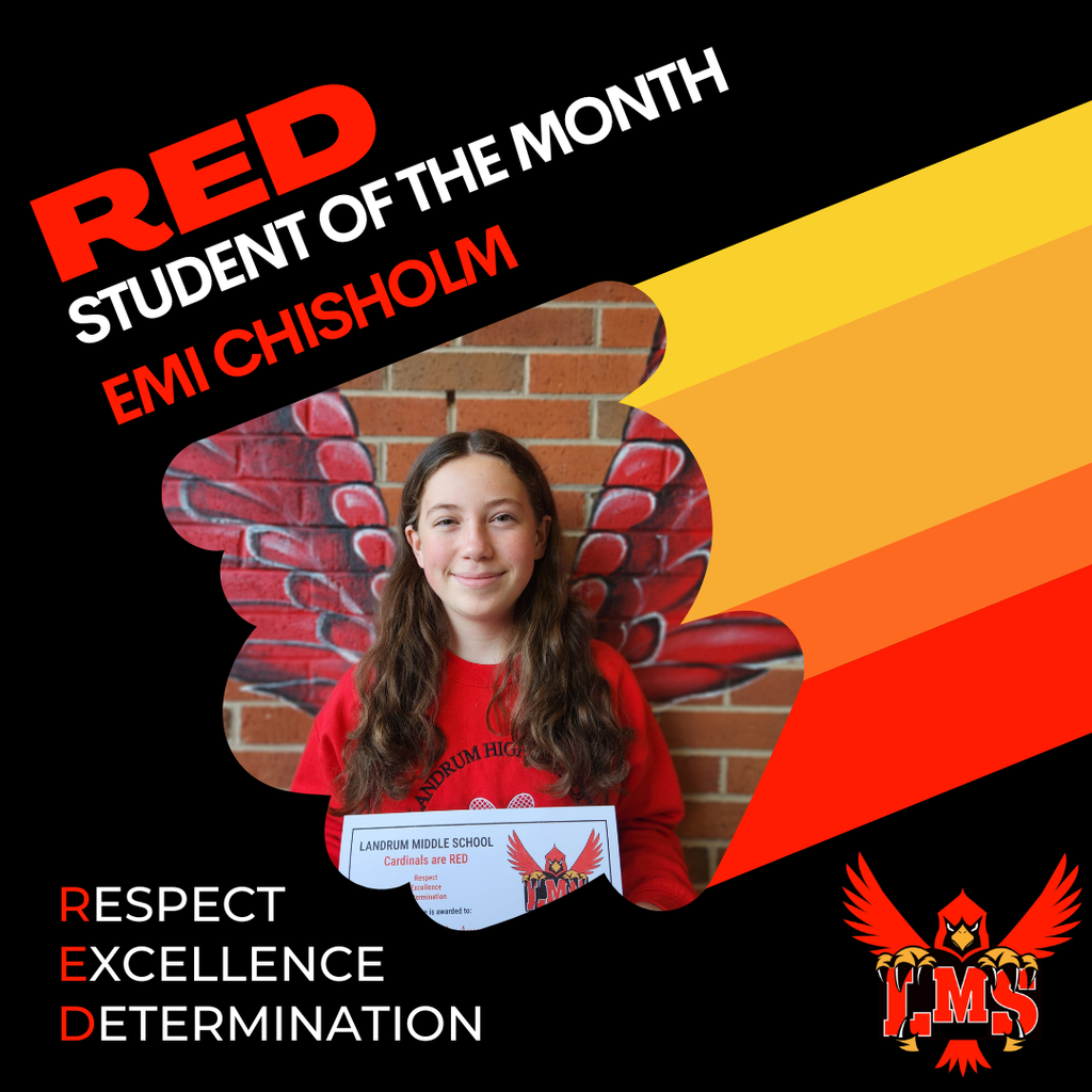 LMS RED student of the month