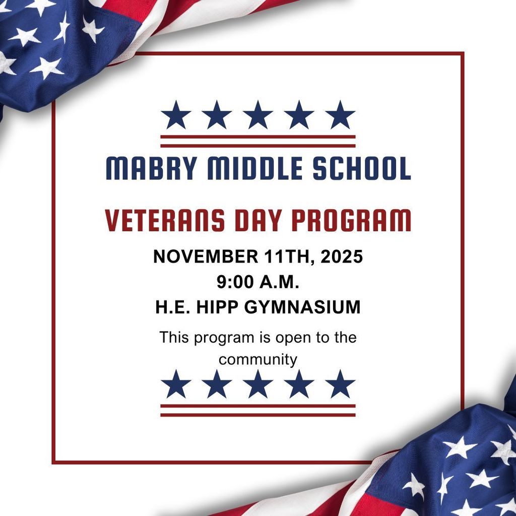 MMS Veterans Day Flyer