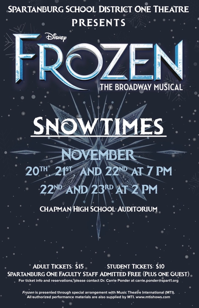 Frozen Informational Flyer