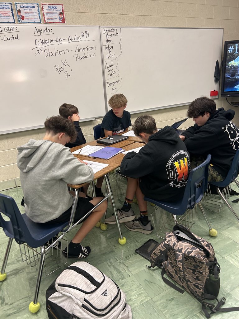 LMS 7th grade social studies students