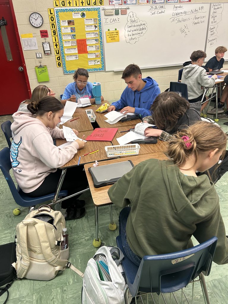 LMS 7th grade social studies students