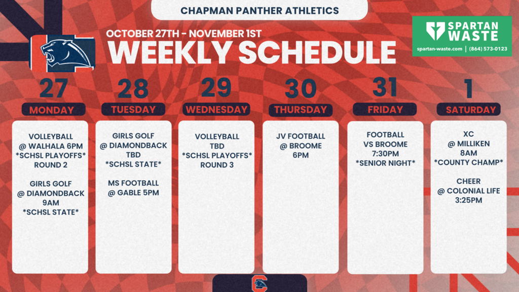 Sports for the week f 10/27/25