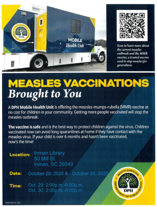 Measles vaccination clinic