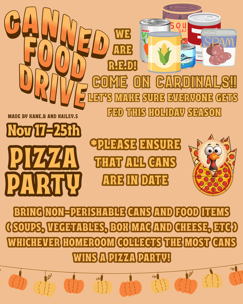 LMS canned food drive