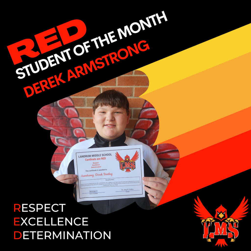 LMS RED student of the month