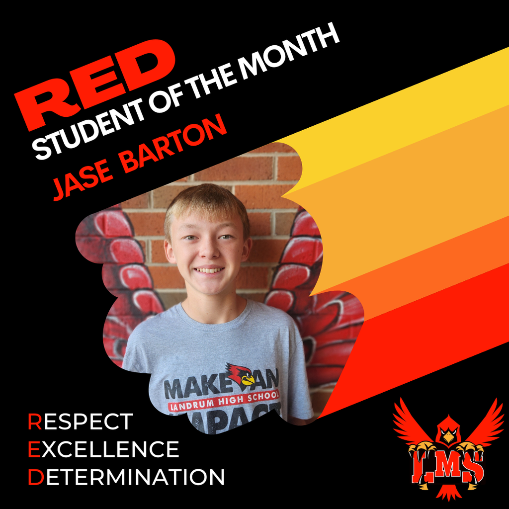 LMS RED student of the month