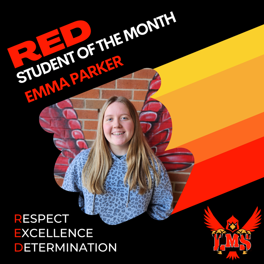 LMS RED student of the month