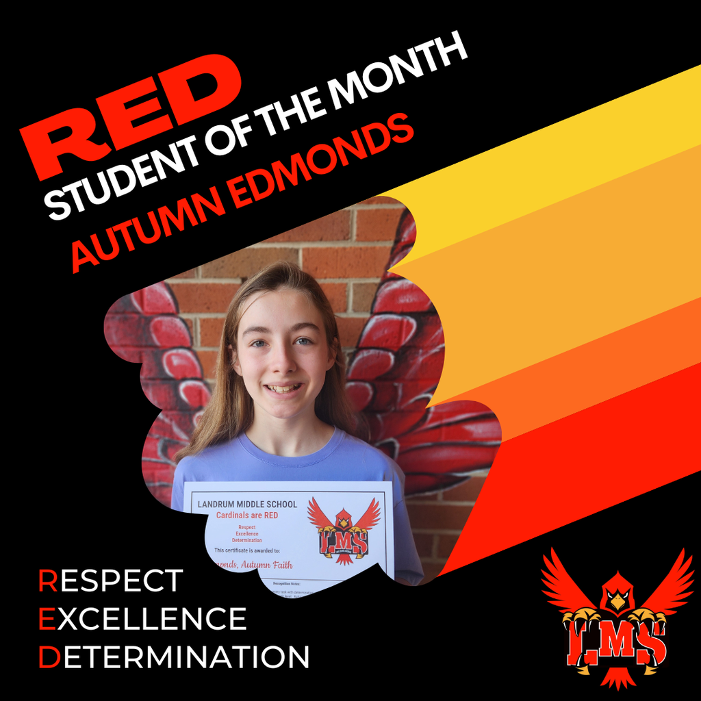 LMS RED student of the month