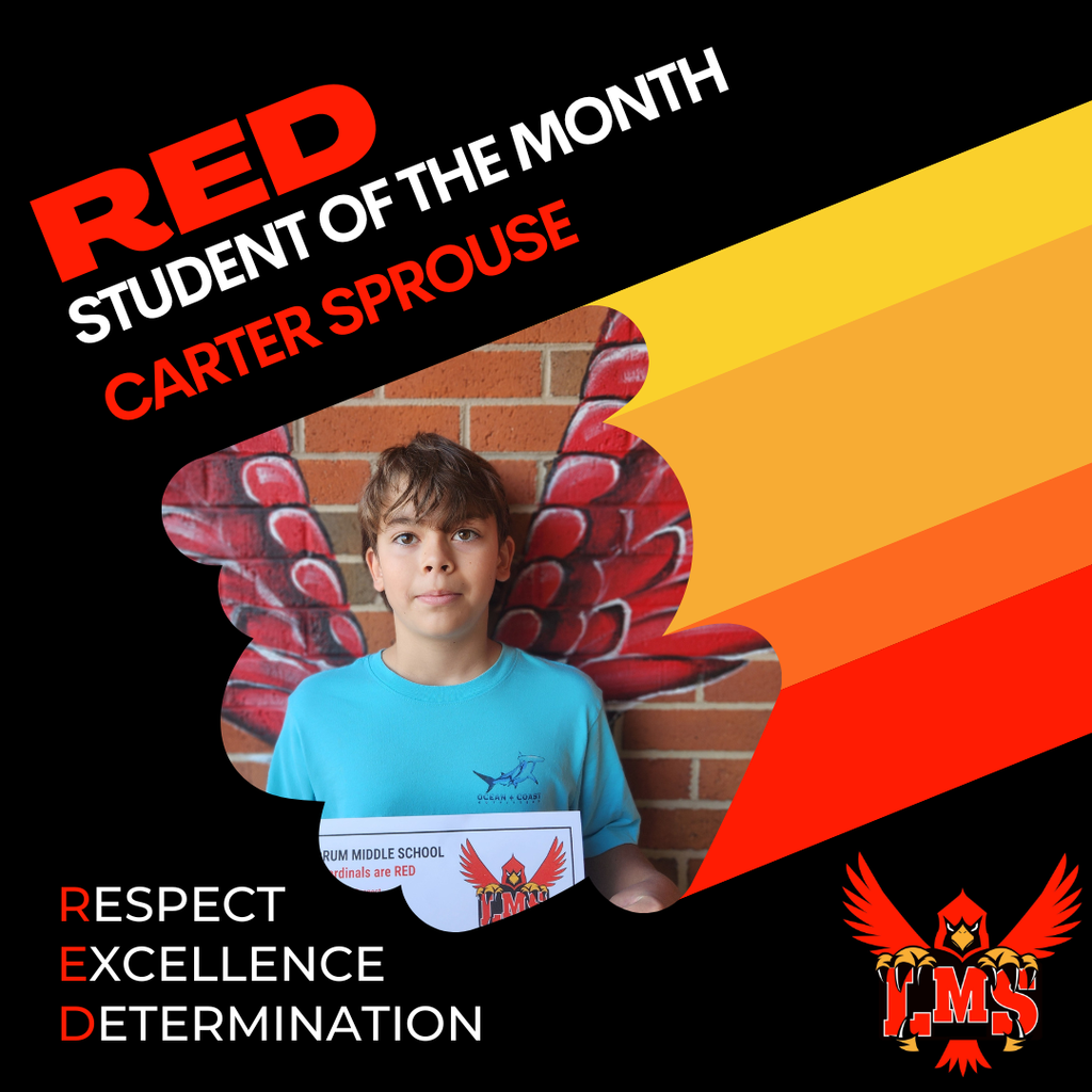 LMS RED student of the month