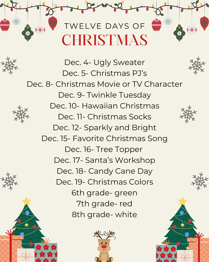 LMS 12 days of Christmas